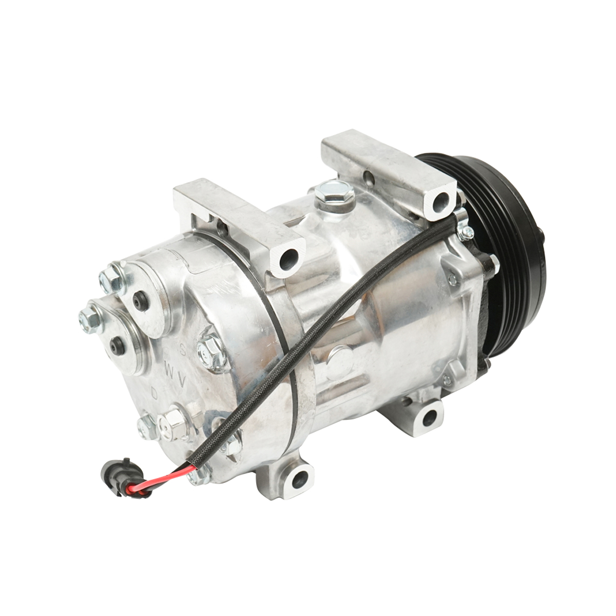 Compresor clima A/C pentru New Holland, Case IH, Steyr cod OEM 87709785, 87802912 Breckner Germany - imagine 2