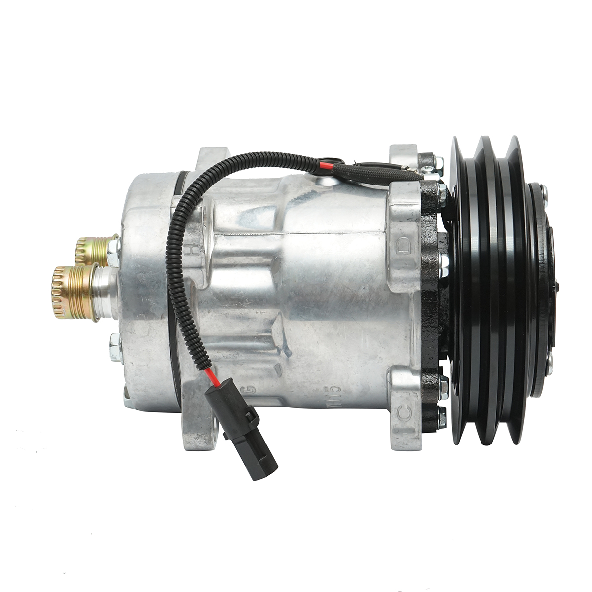 Compresor clima A/C pentru Case IH cod OEM 1977959C1, 1343925C1, 97204C1, 83934C91, 65202000, 1255750C91, 1255750C92 - imagine 3