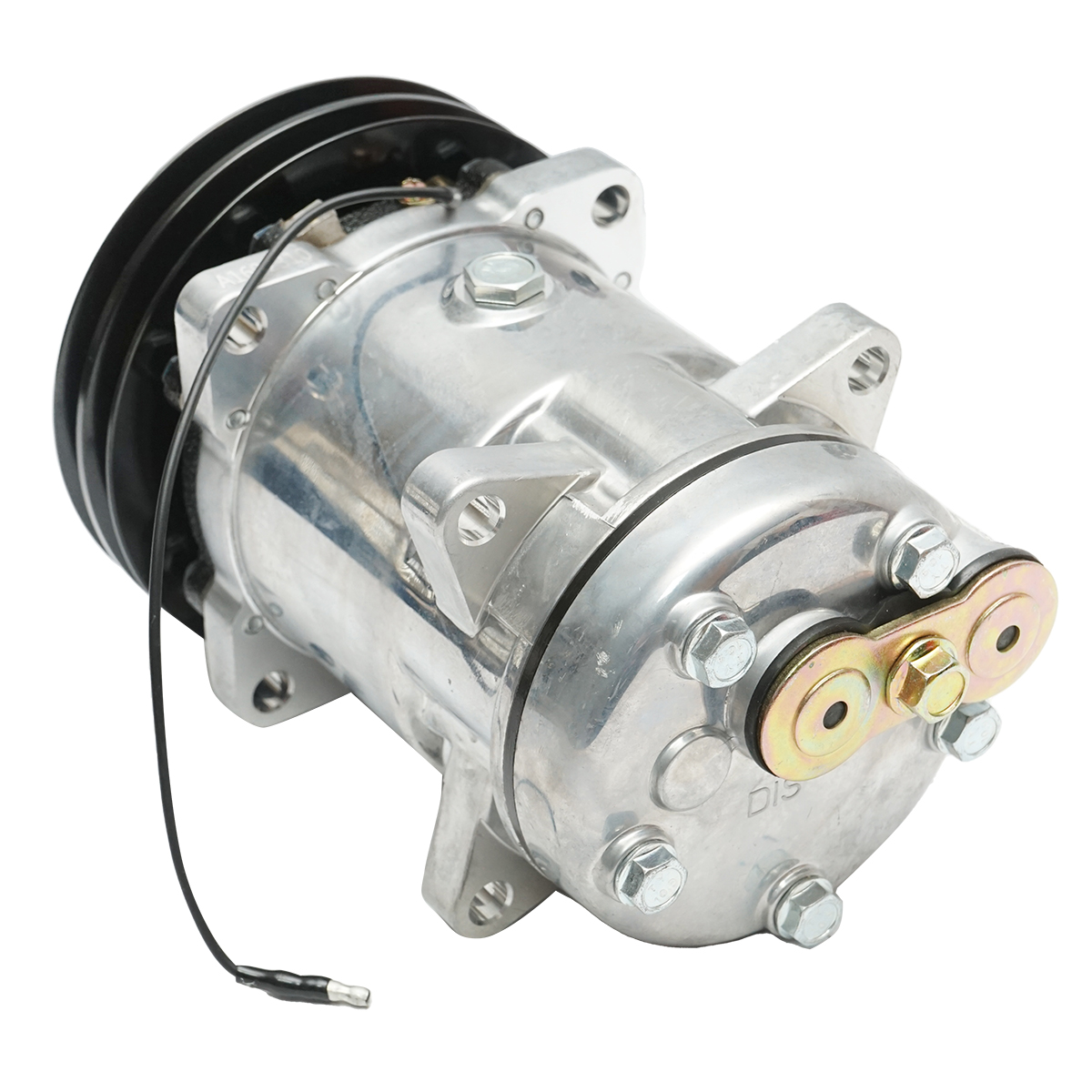 Compresor clima A/C pentru Massey Ferguson, Landini cod OEM 3386861M1, 3712528M2, 3782613M2 - imagine 3