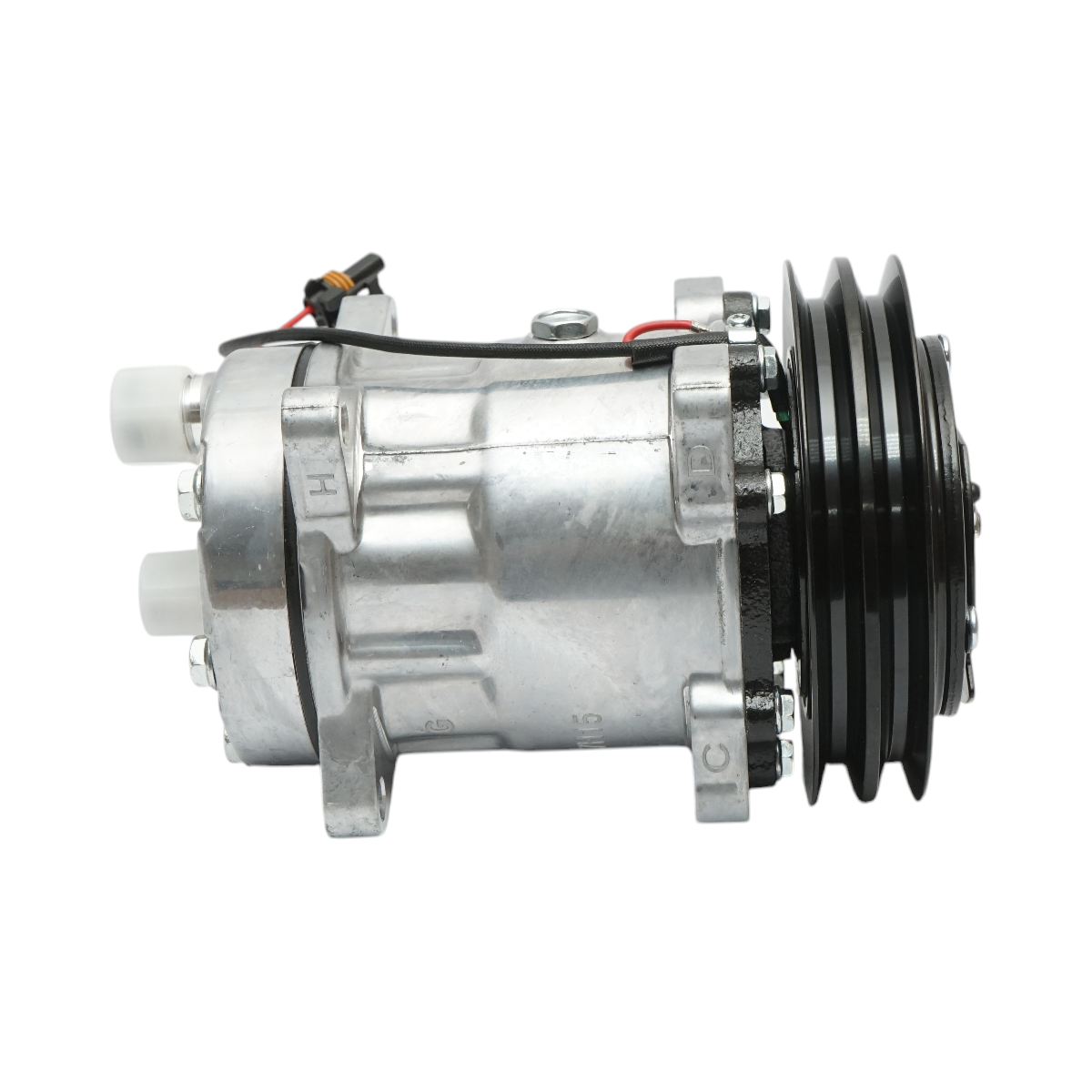 Compresor clima A/C pentru Deutz-Fahr cod OEM 04411400, 04437338, 1324240 Breckner Germany - imagine 4