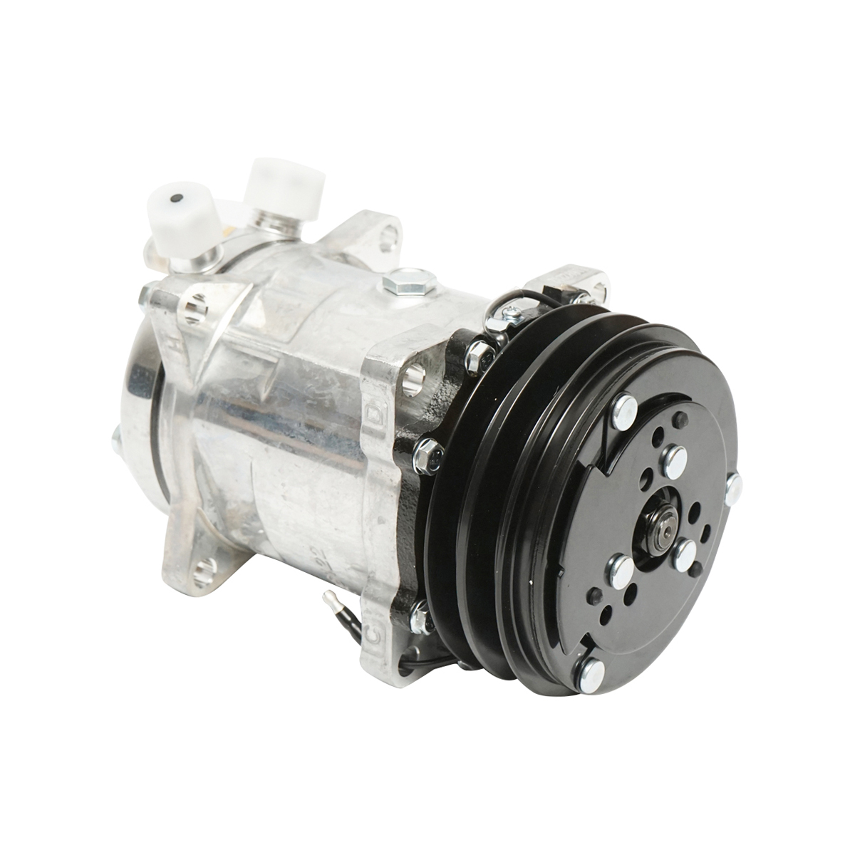 Compresor clima A/C pentru Fiat, Ford, New Holland, Case IH, OEM cod 5129685, 5144781 - imagine 2