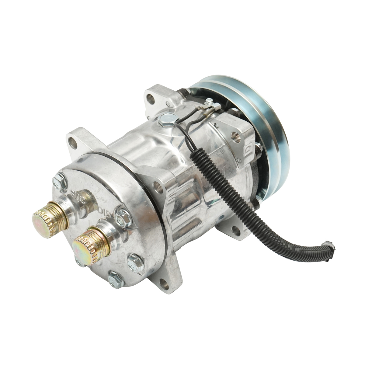 Compresor clima A/C pentru Landini, Massey Ferguson, Deutz-Fahr, Lamborghini cod OEM 3538725M91, 3550921M91, 3552611M91, 392214A1, 6005016248, 001103234, 01103234 - imagine 3