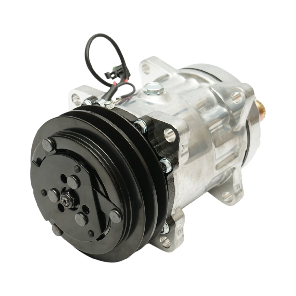 Compresor clima A/C Landini, Massey Ferguson, Deutz-Fahr, Lamborghini cod OEM 3538725M91, 3550921M91, 3552611M91, 392214A1, 6005016248, 001103234, 01103234