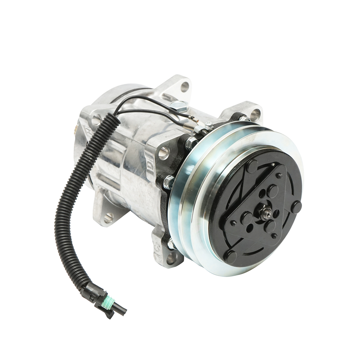 Compresor clima A/C pentru Landini, Massey Ferguson, Deutz-Fahr, Lamborghini cod OEM 3538725M91, 3550921M91, 3552611M91, 392214A1, 6005016248, 001103234, 01103234 - imagine 4