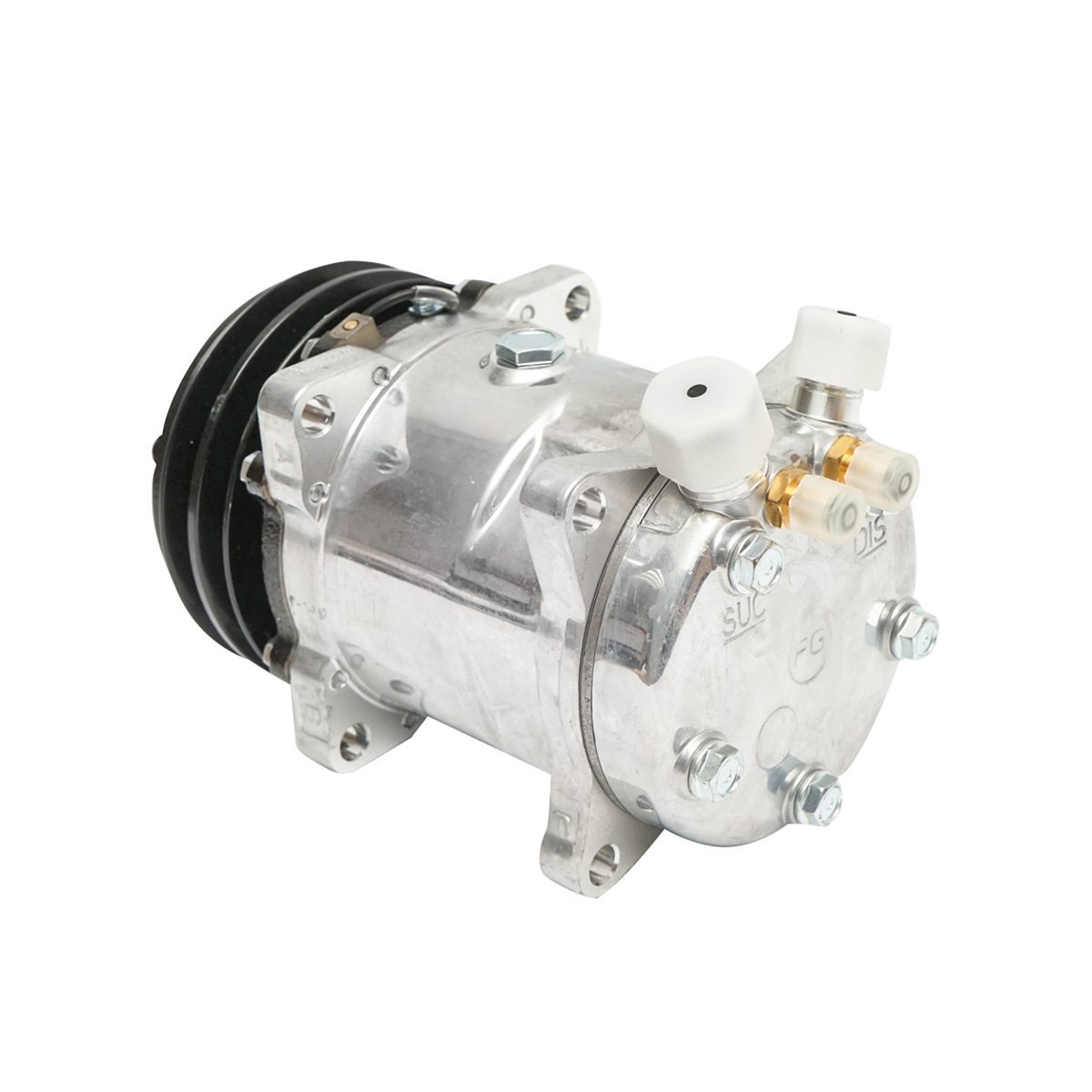 Compresor clima A/C pentru Deutz-Fahr, Same, Lamborghini cod OEM 000771984, 001013184,  0.010.1318.4, 0.007.7198.4 - imagine 2