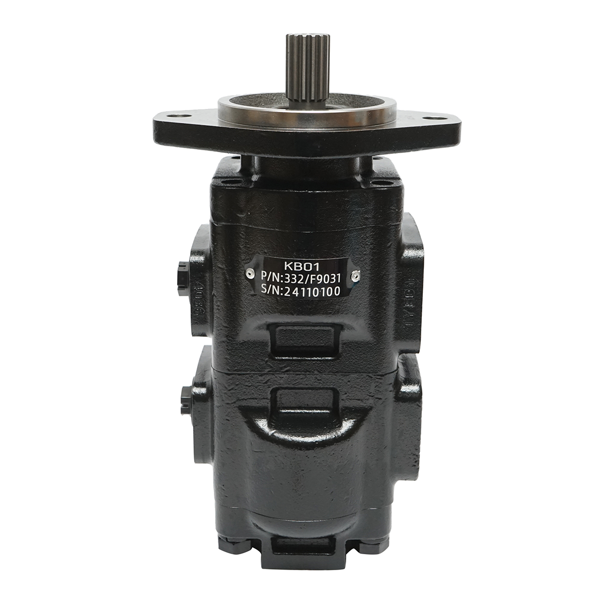 Pompa hidraulica tripla cu supapa 37/33CC pentru incarcator, manitou JCB cod OEM 332/F9031, 20/925581, 333/G5391, 7049532007 - imagine 4