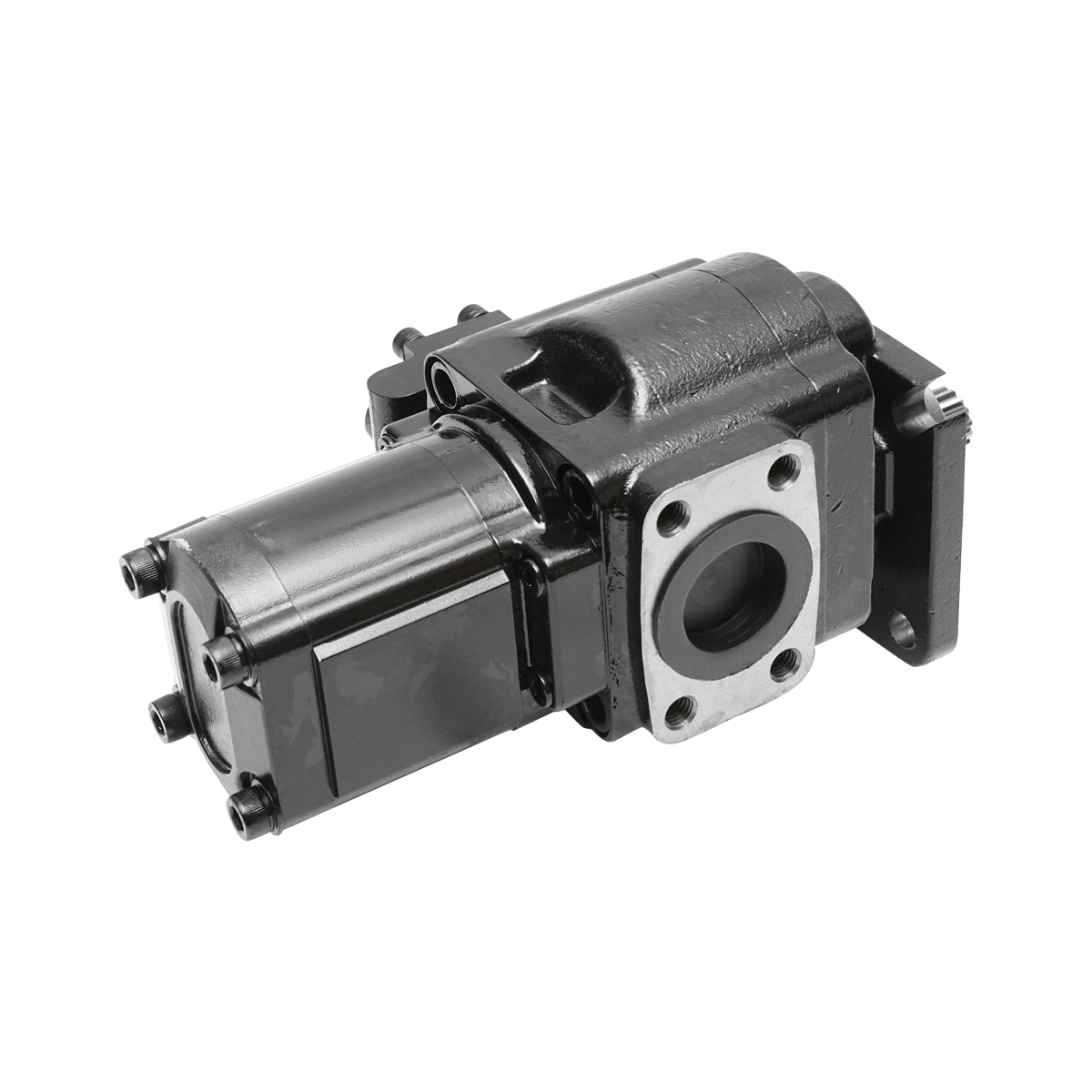 Pompa hidraulica dubla 80L/min pentru JCB cod OEM 20/925592, 20/925357, 20/925308 - imagine 4
