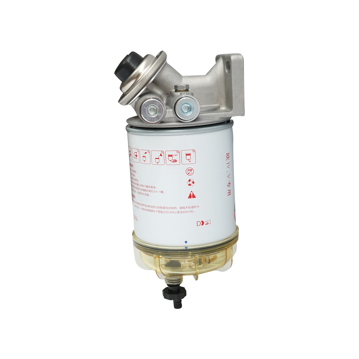 Baterie filtru motorina cu separator apa pentru Fiat, New Holland, Ford, Massey Ferguson, Case IH cod OEM 87802929, 87840136, R60T - imagine 2