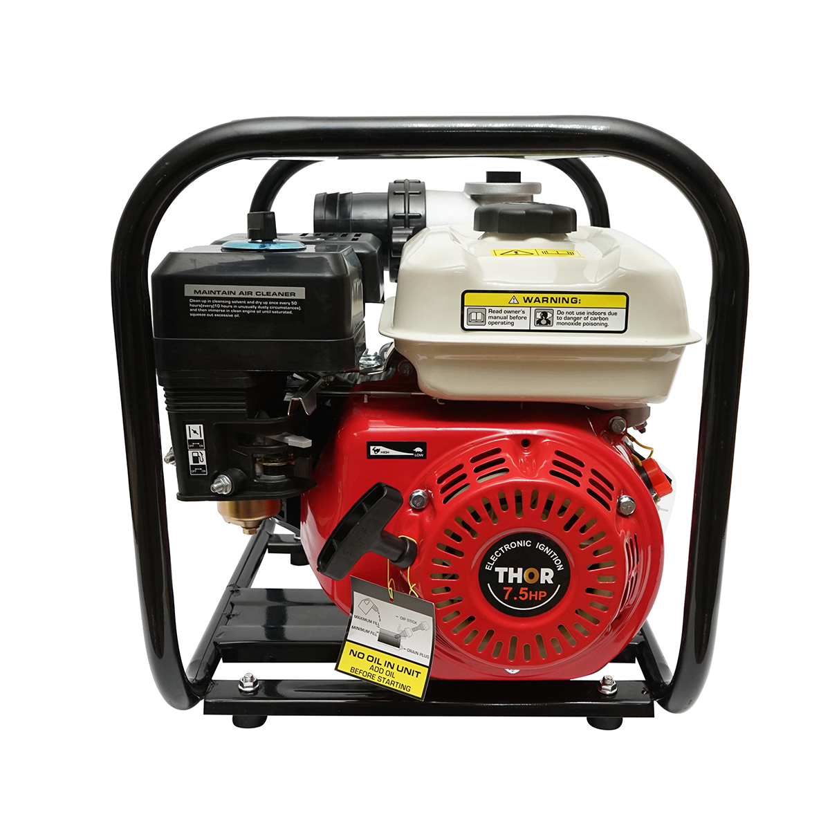 Motopompa WP30 motor tip HONDA 7.5CP, 3 toli, debit maxim 60m3/h adancime  maxima 8m, inaltimea maxima 30m Thor - imagine 2