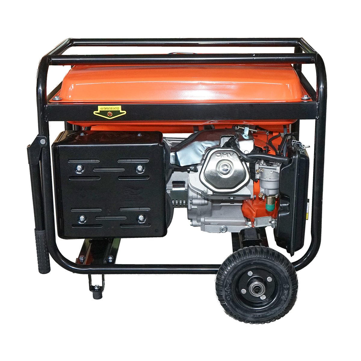 Generator electric 5.5kW/220V, motor pe benzina 15CP, pornire electrica/manuala THOR - imagine 2