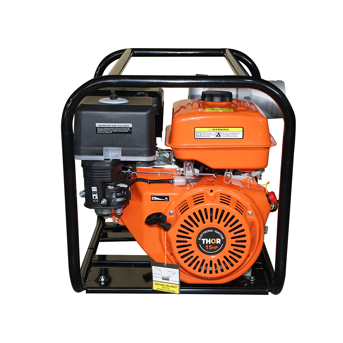 Motopompa pe benzina WP40 13CP, 4 toli, debit maxim 80m3/h adancime de absorbtie 7m inaltime refulare 28m Thor - imagine 3