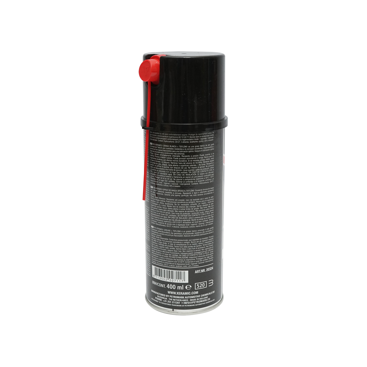 Spray vaselina alba cu teflon 400ml Xeramic - imagine 2