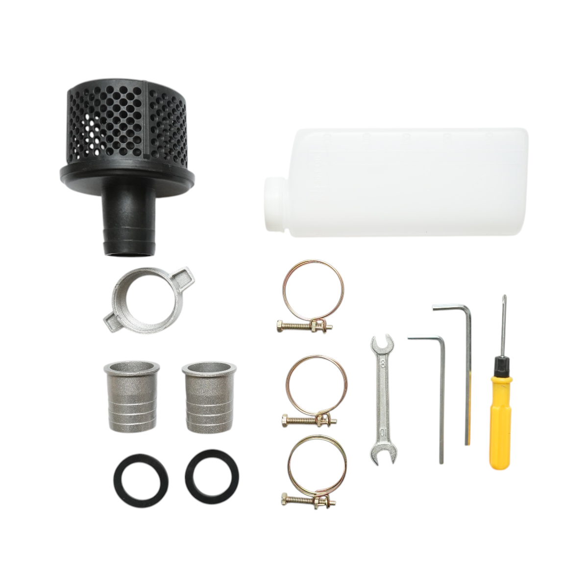 Motopompa pe benzina 2.2CP, 2T 52cc, 1.5 toli, debit 15m3/h, autoamorsare, adancime absorbtie 15m, inaltime refulare 22m Breckner Germany - imagine 11