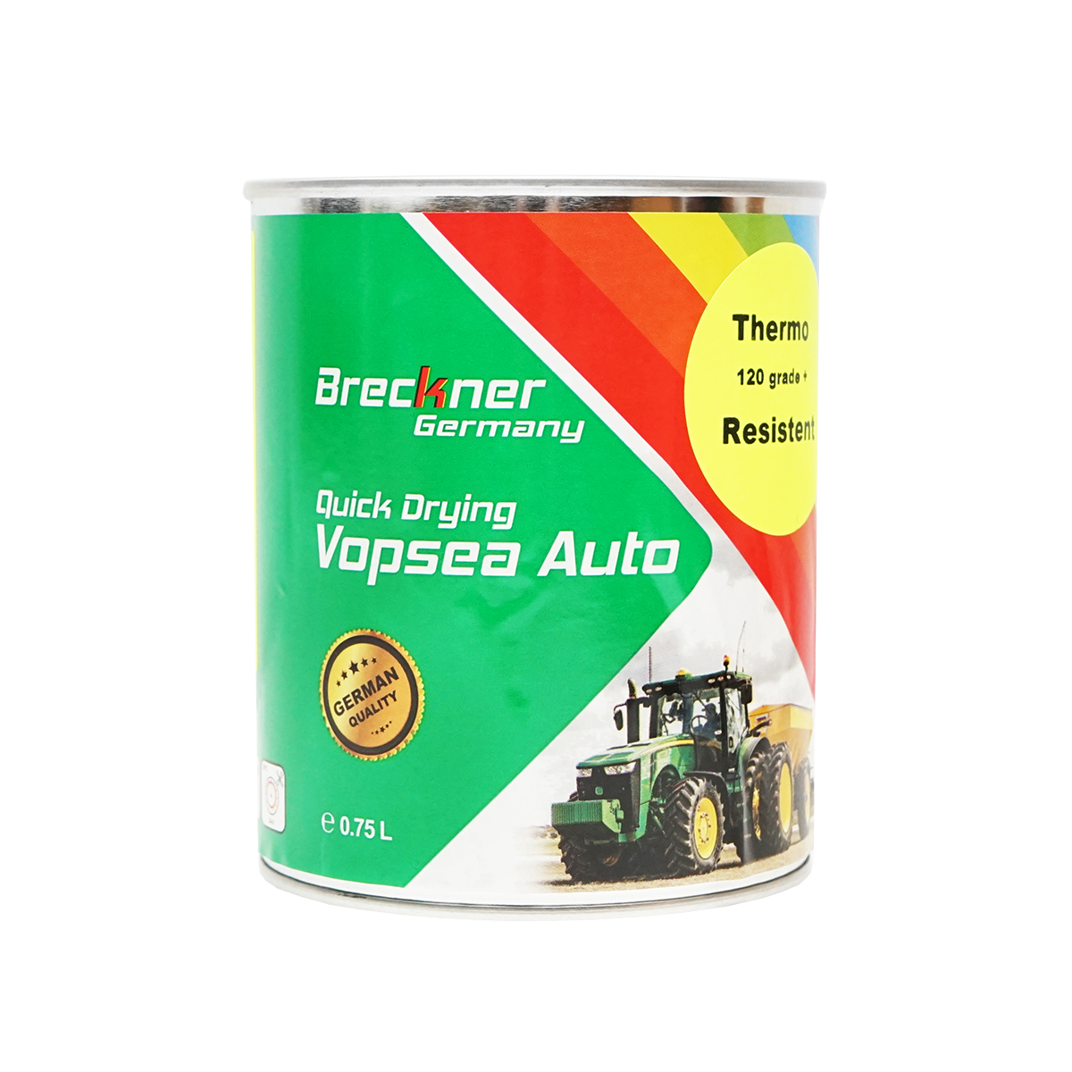 Vopsea auto pentru temperaturi ridicate rosu 0,75L  Breckner Germany (pentru motoare, etriere, etc....) - imagine 3