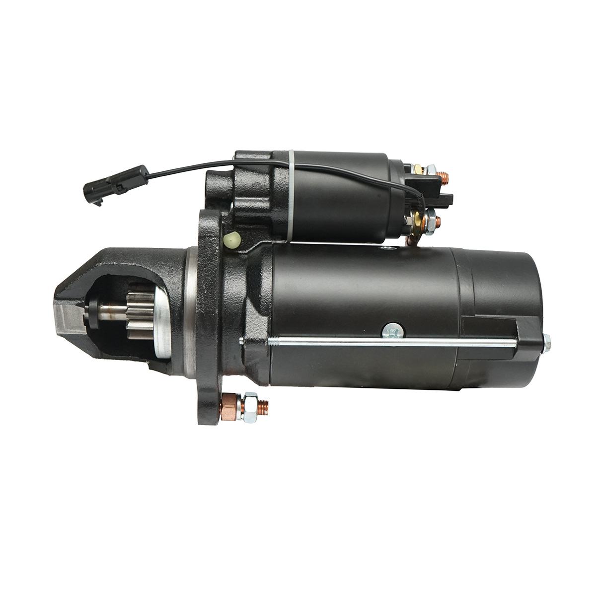 Electromotor 12V/3KW pentru John Deere, Massey Ferguson cod OEM AL70852, AL81154, RE501767, RE503226, RE504807, RE507444, RE507639, RE508322, RE523501, RE60171, RE60239, RE70728, 1903103M91, 1903117M91, 4500732R91 - imagine 2