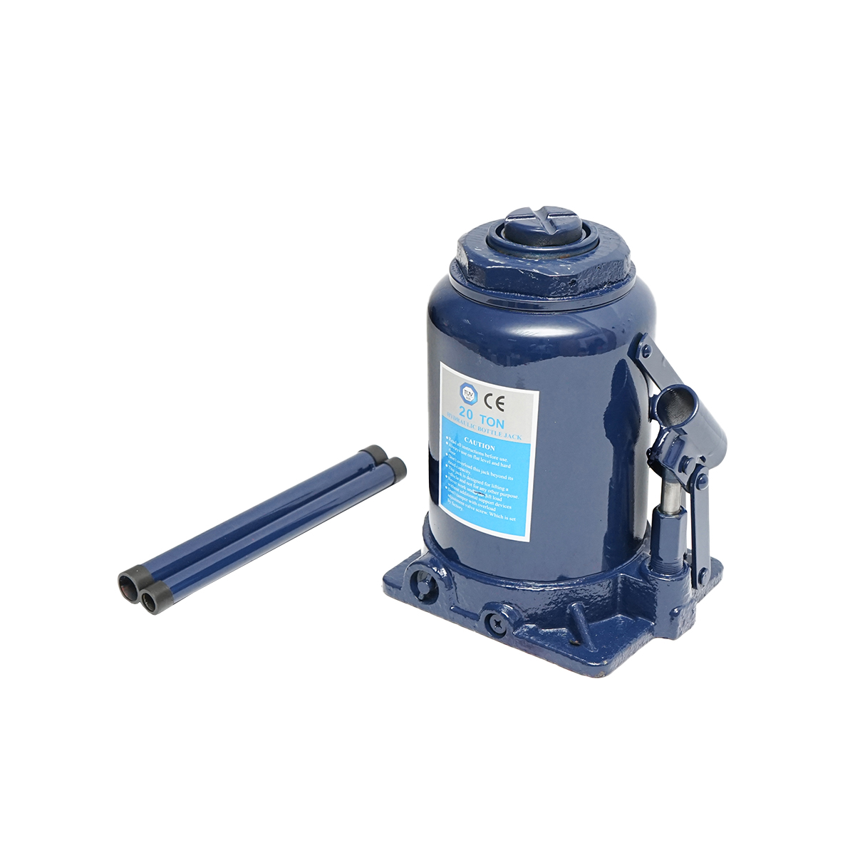 Cric hidraulic cu piston dublu 20 tone 235mm - imagine 2