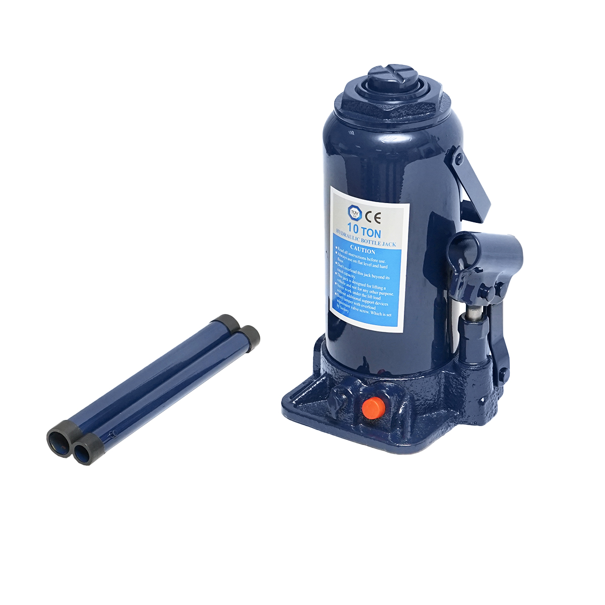 Cric hidraulic cu piston dublu 10 tone 245mm - imagine 2