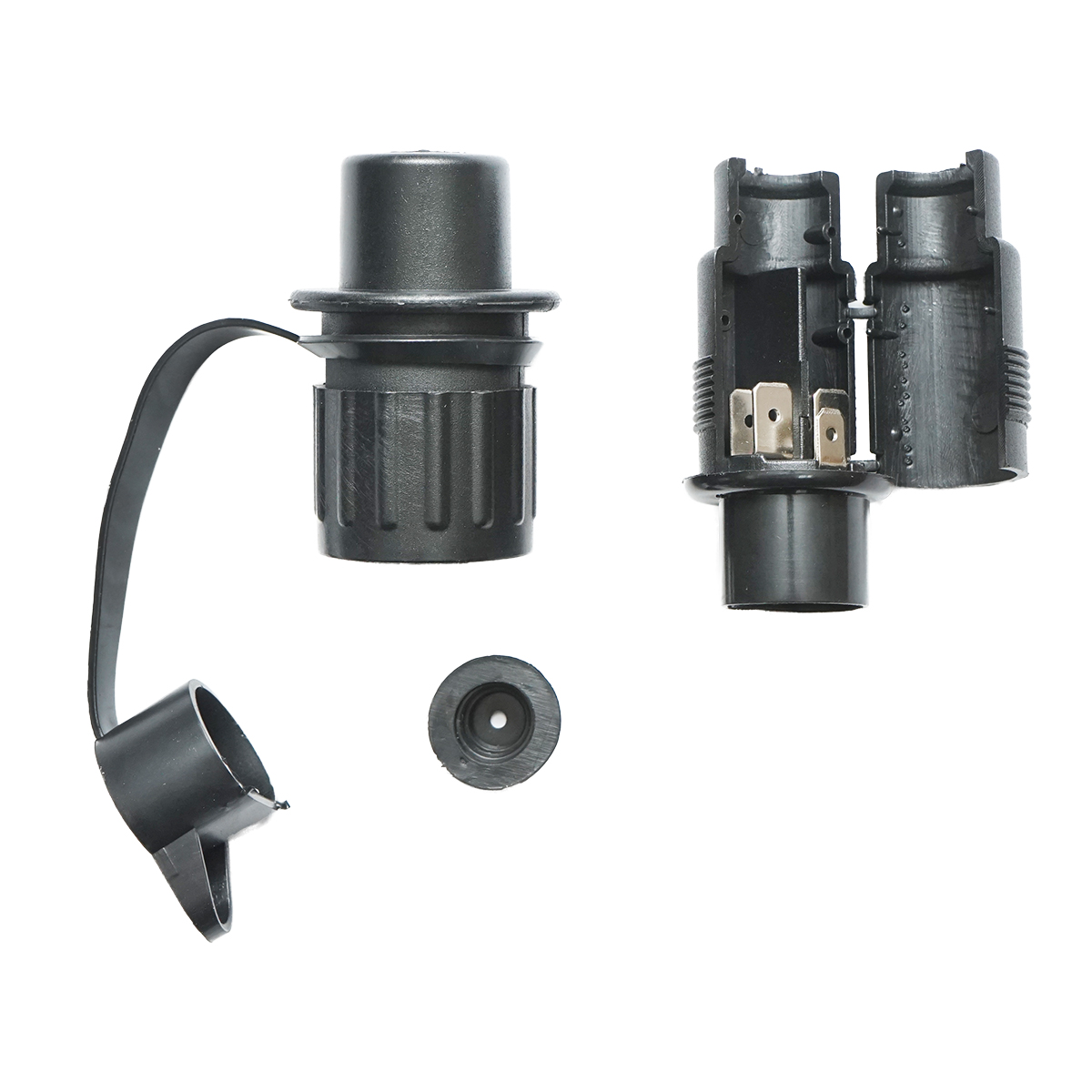 Priza electrica 3 pini pentru Mc Cormick, New Holland, Claas, Ford, Fendt cod OEM 4376944, 82013449, MC1533899C1, 01143530, 03606234, 04376944, AL68707, 1143530, 140171022, 1533899, 1533899C1, 3606234, 3713360M1, 3760032M1 - imagine 3