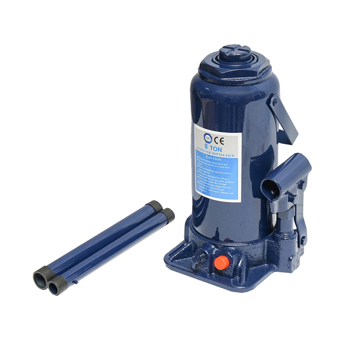 Cric hidraulic cu piston dublu 8 tone 240mm - imagine 2