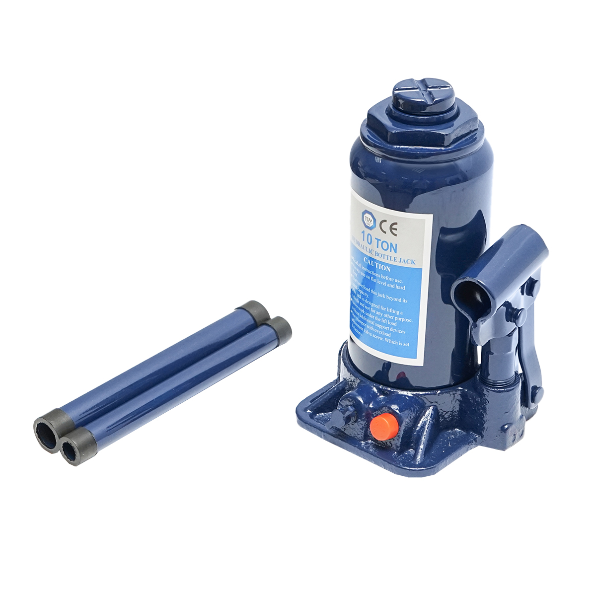 Cric hidraulic tip piston 10 tone cu supapa 200mm - imagine 2