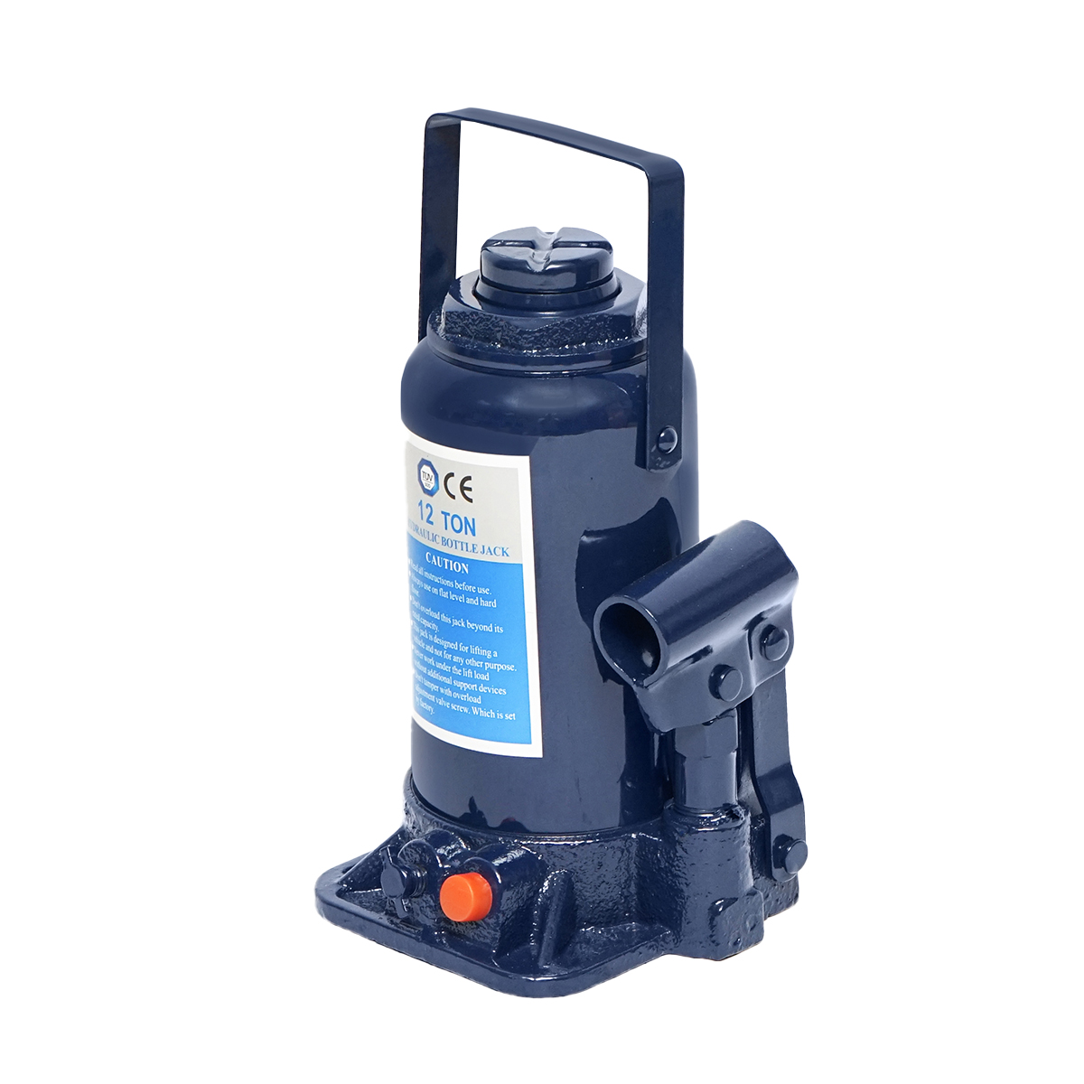 Cric hidraulic tip piston 12 tone cu supapa 210mm - imagine 4