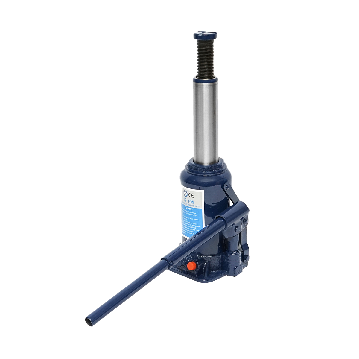 Cric hidraulic tip piston 12 tone cu supapa 210mm - imagine 5