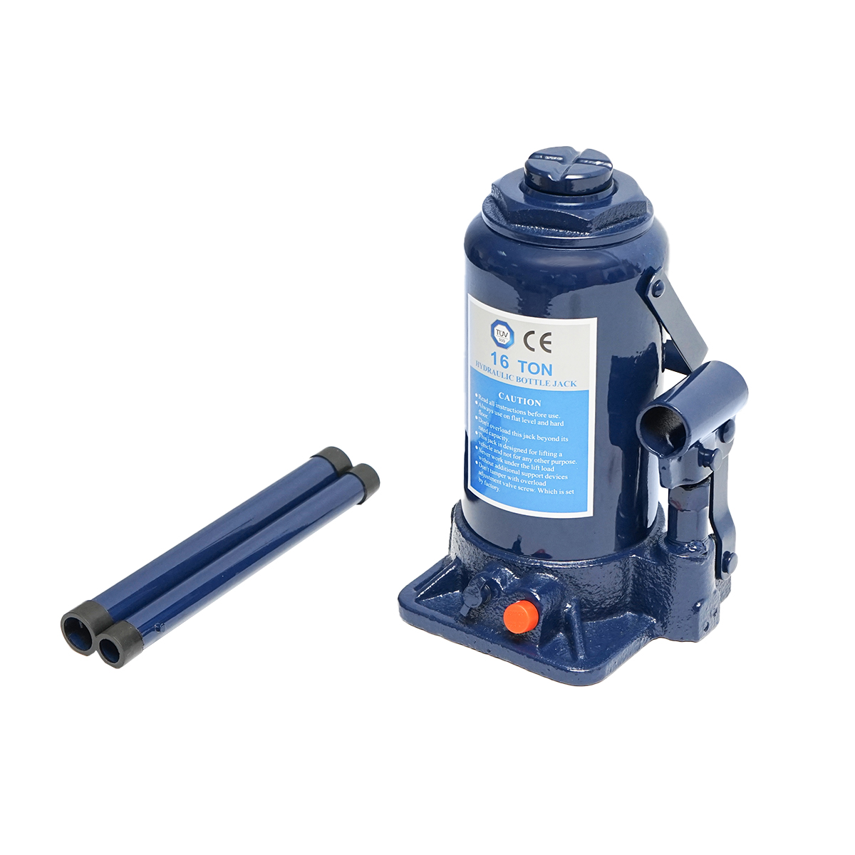 Cric hidraulic tip piston 16 tone cu supapa 220mm - imagine 2