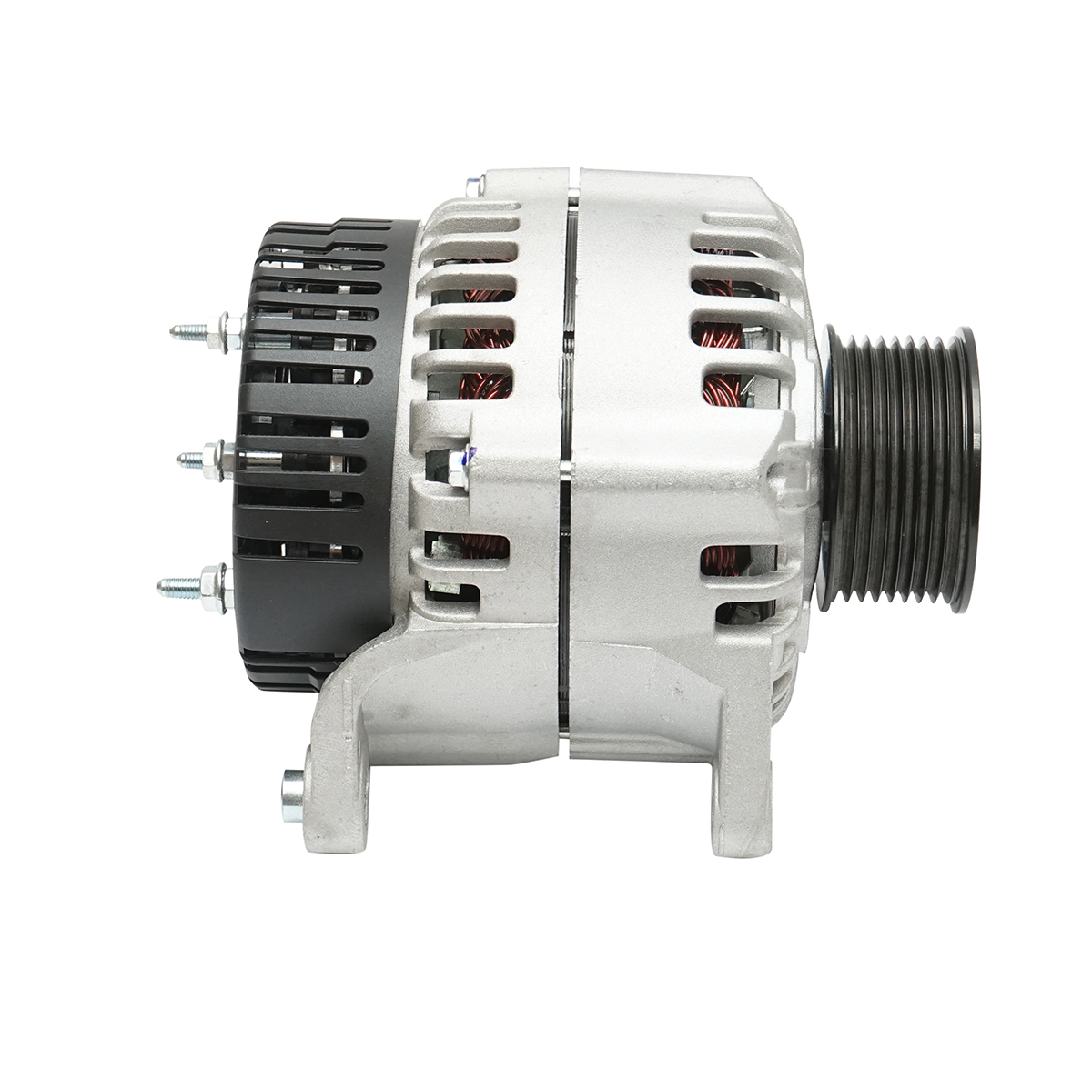 Alternator 12V/100A pentru New Holland, Case IH, Ford cod OEM 82001259, 82002329, 82003307, 82010243, 90178082, 95VB10300BB, 301230RI, F2NN10B376AA - imagine 3