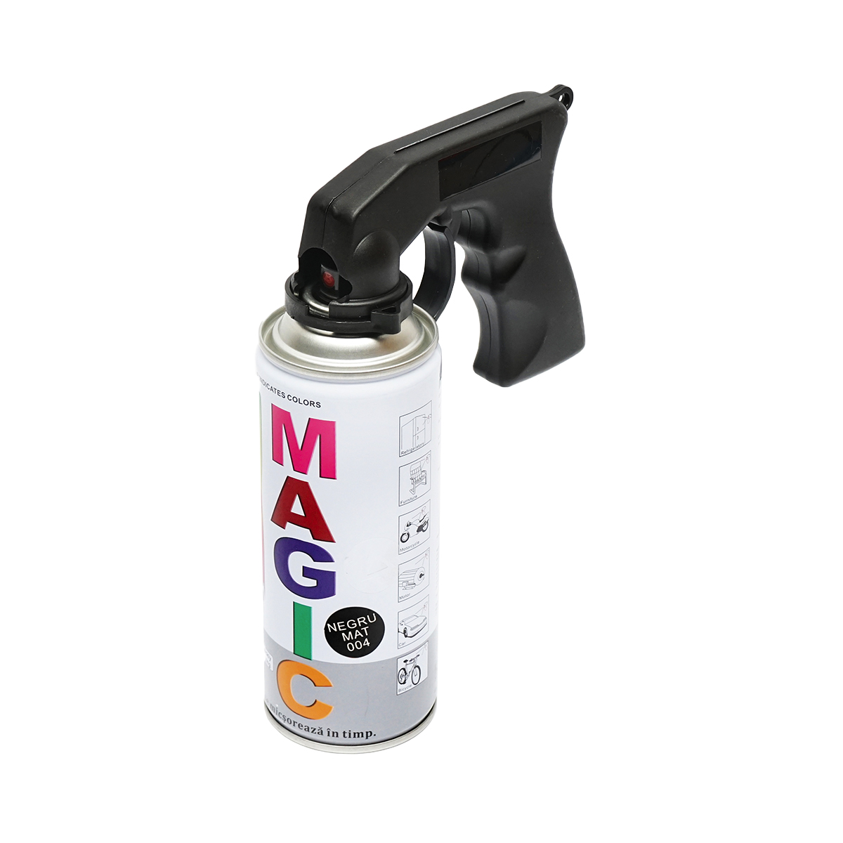 Maner negru pistol pulverizare pentru tub spray vopsea - imagine 2