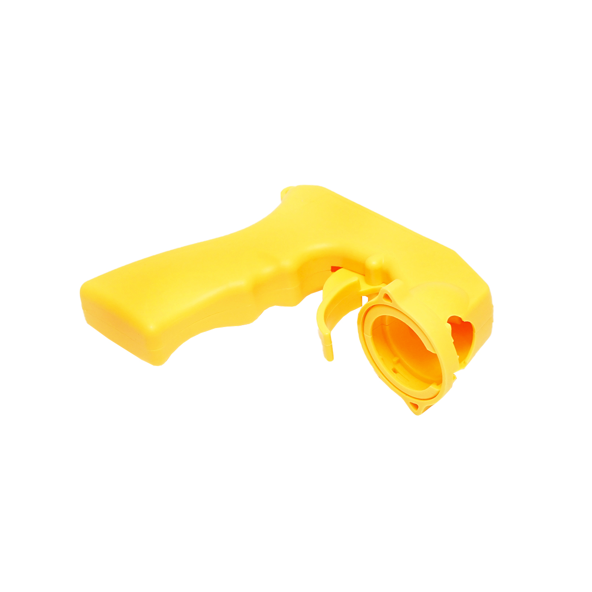 Maner galben pistol pulverizare pentru tub spray vopsea - imagine 3