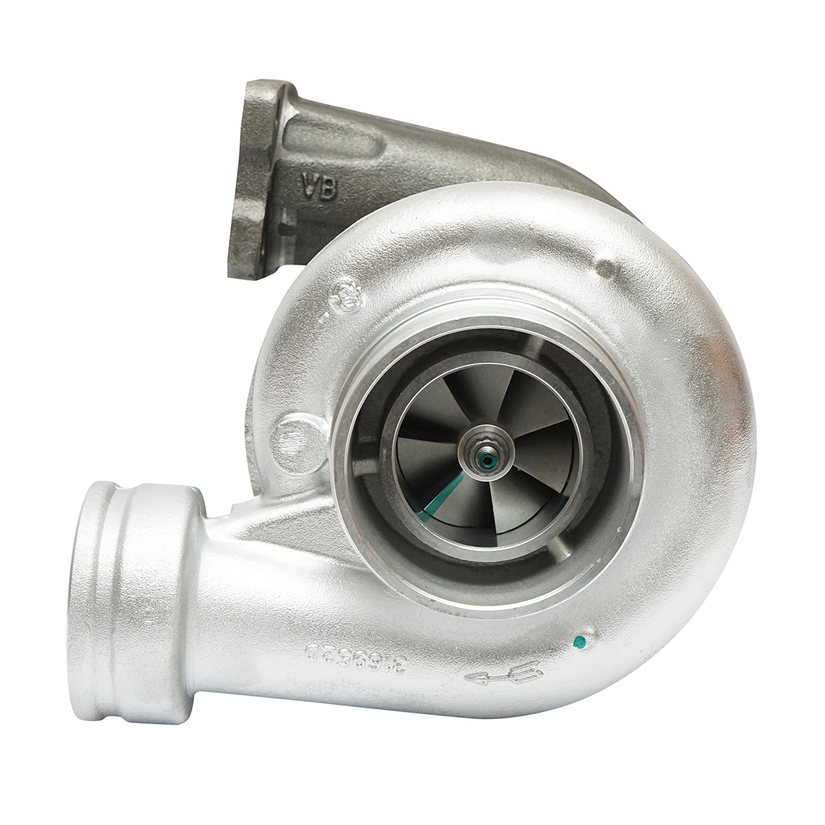 Turbocompresor excavator Volvo EC210B motor D6D cod OEM 318706, 04282637, 04258679 - imagine 3