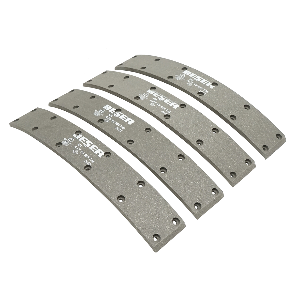 Set ferodouri saboti frana 355x51mm Massey Ferguson cod OEM 1851062M91