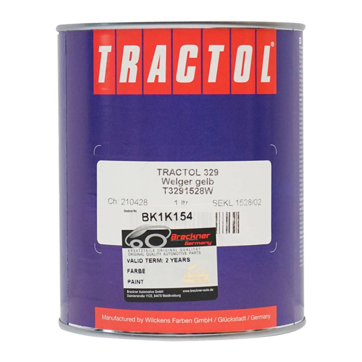 Vopsea auto galben tip Welger 1L Tractol - imagine 3