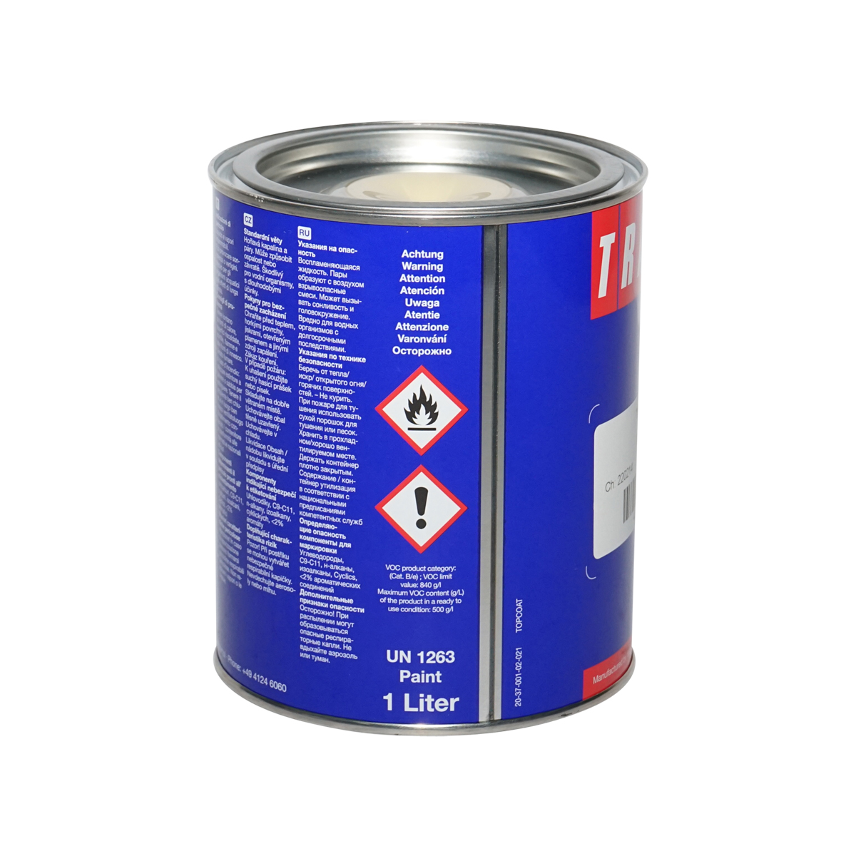 Vopsea auto crem tip Fiat 1L Tractol - imagine 3