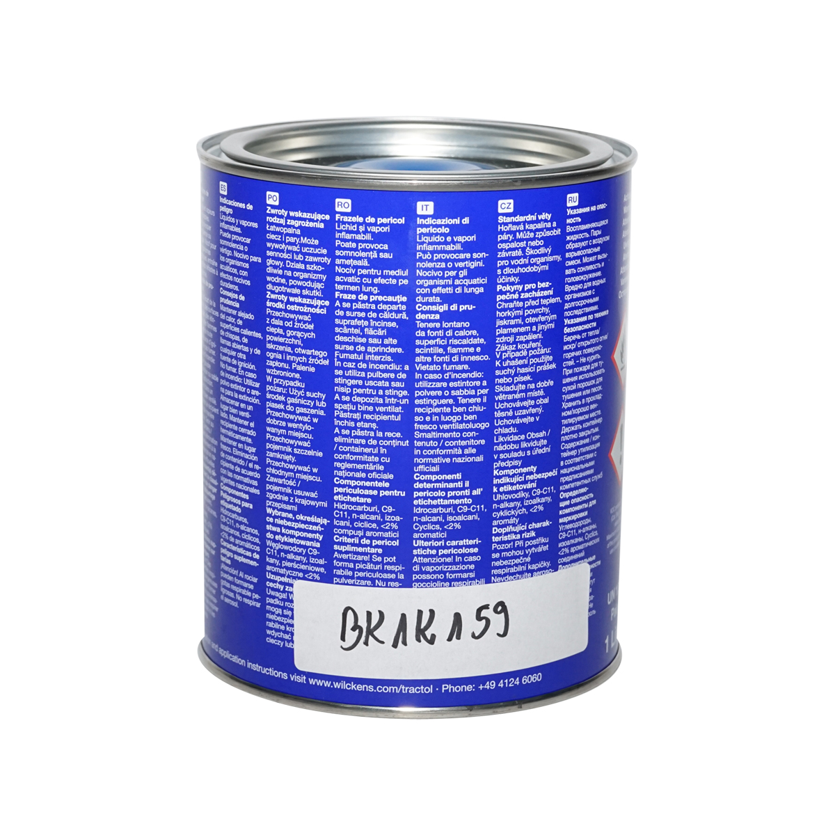 Vopsea auto albastru tip Ford 1L Tractol - imagine 2