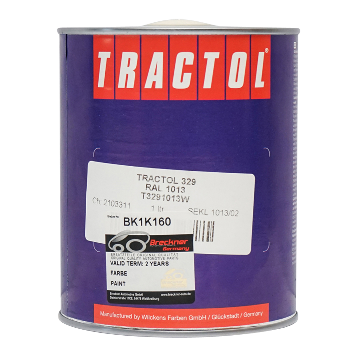 Vopsea auto alb tip Bobcat 1L Tractol - imagine 3