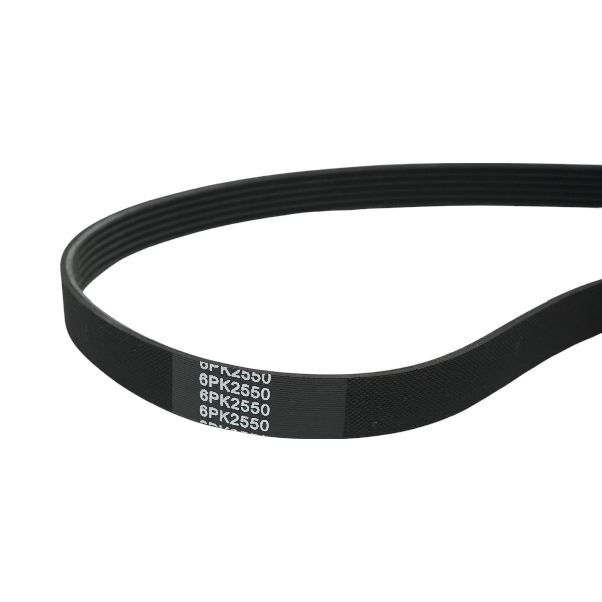 Curea transmisie canelata New Holland, Ford 6PK2555 L=2555mm cod OEM 81865047, 82850752, 87309963, F2NN8620AA - imagine 2
