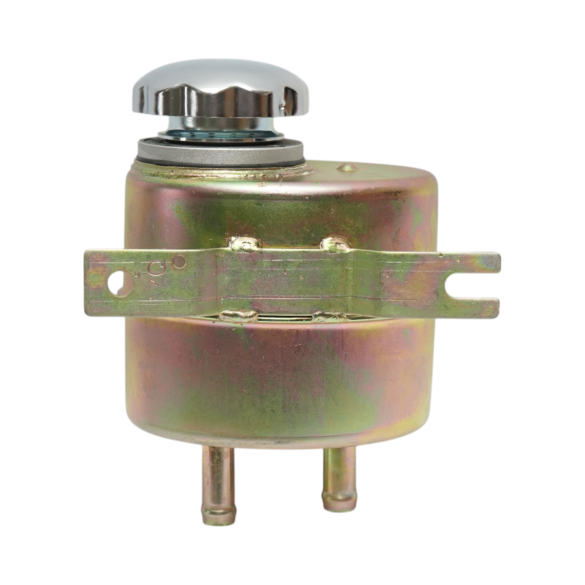 Rezervor ulei servodirectie metalic cu element filtrant, filtru sita incorporat, racord fi 16 - imagine 4