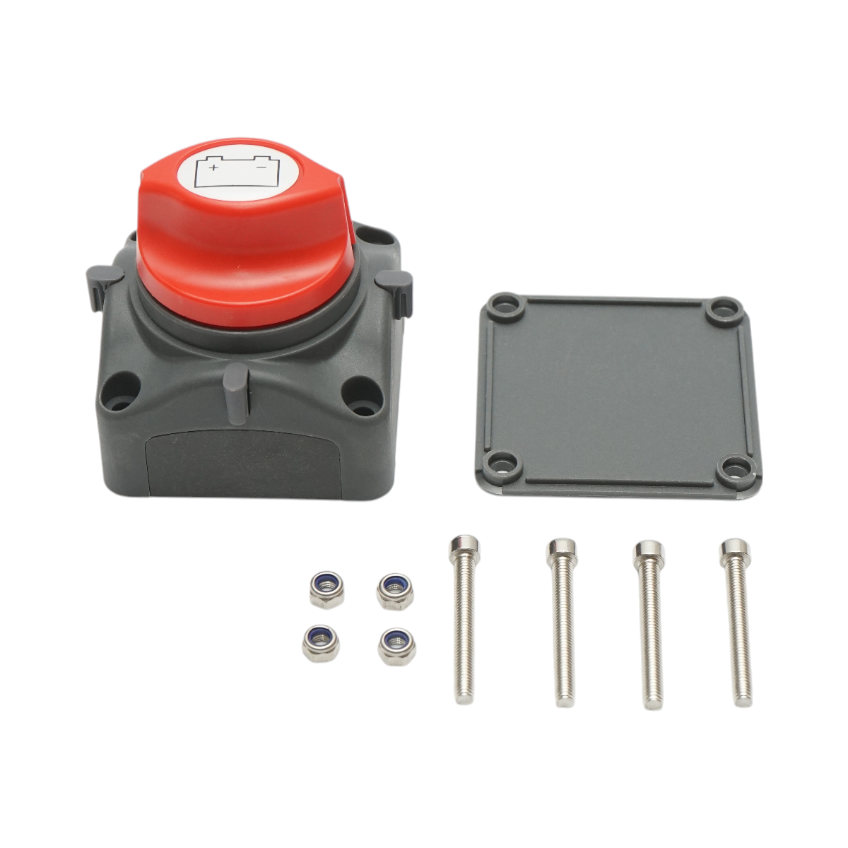 Intrerupator, comutator baterie Massey Ferguson 12/24V, 300A, 2 pini cod OEM VA420488 - imagine 3