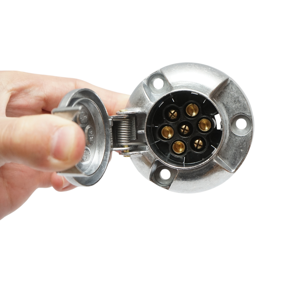 Priza remorca John Deere 12V, 7 pini cod OEM AZ13378, TM3004C Breckner Germany - imagine 3