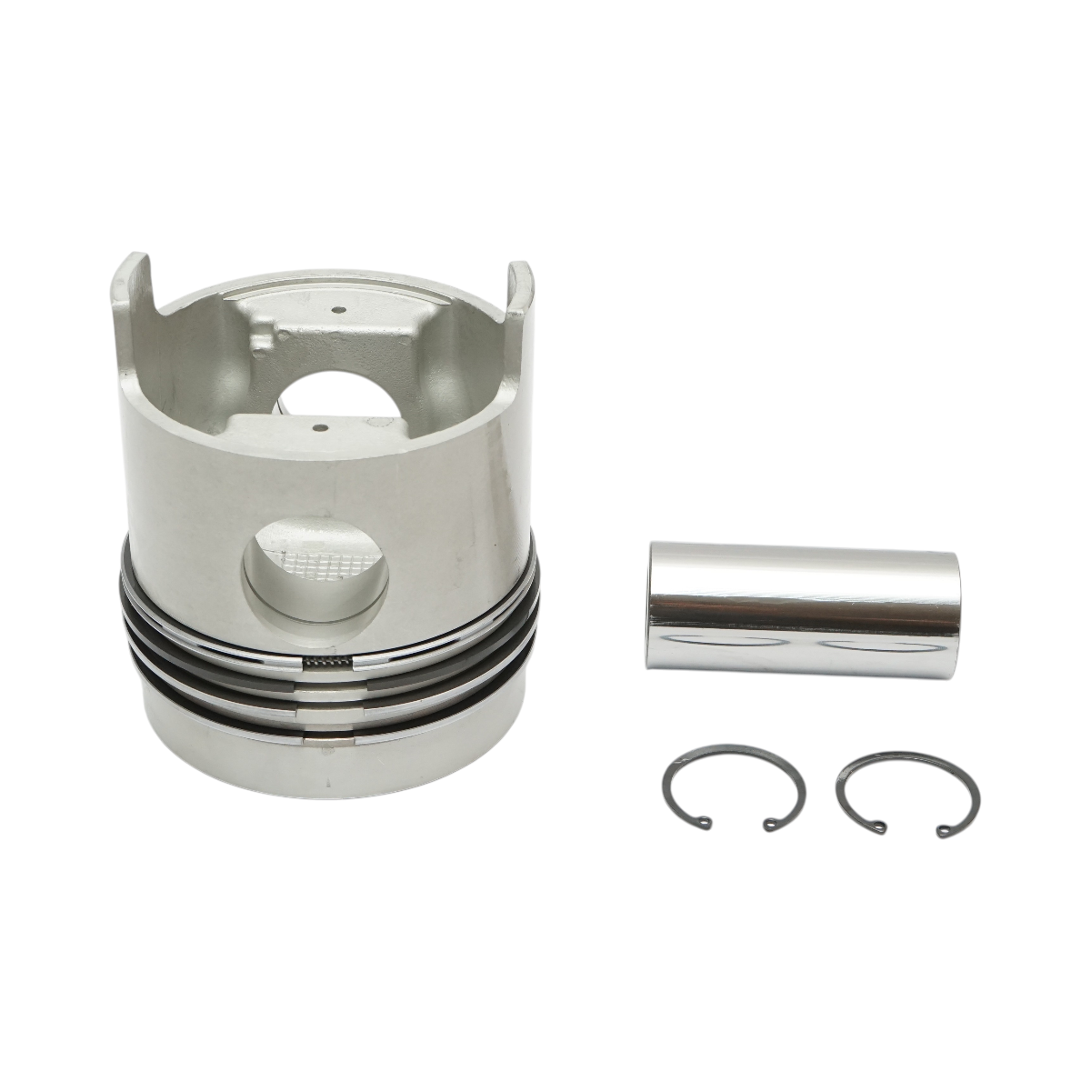 Piston motor complet Ford, New Holland 111.78mm echipat cu segmenti, bolt 38.1mm si sigurante cod OEM C7NN6108V, D2NN6108N, D4NN6108AA, S65820, S67001, 81817183, 81827181, 81846014, 83960615 - imagine 2
