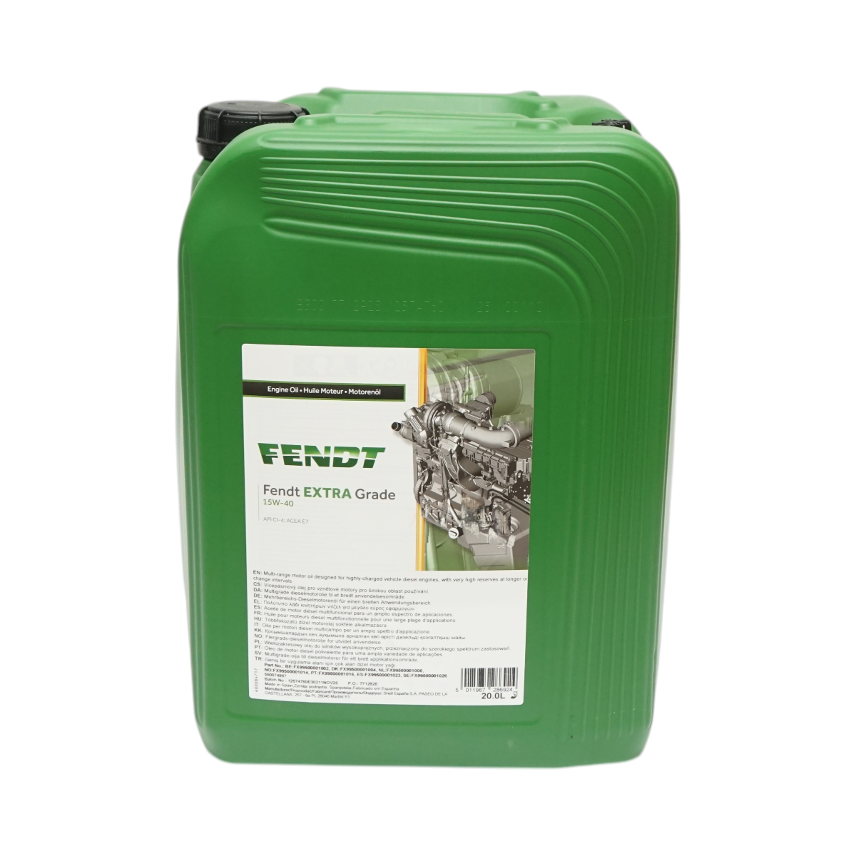 Ulei motor Fendt 15W40 Premium Extra Grade 20L