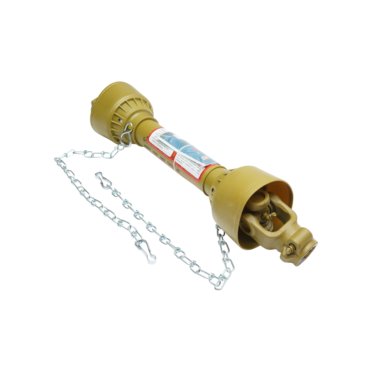 Cardan 650mm T2 1-3/8 Z=6, cruce 24x62, teava triunghiulara - imagine 2