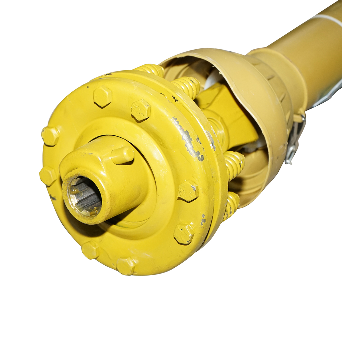 Cardan 850 mm T5 cu ambreiaj compus din 2 discuri cruce 30,2x80 (teava triunghiulara) 1 3/8 Z=6 - imagine 4