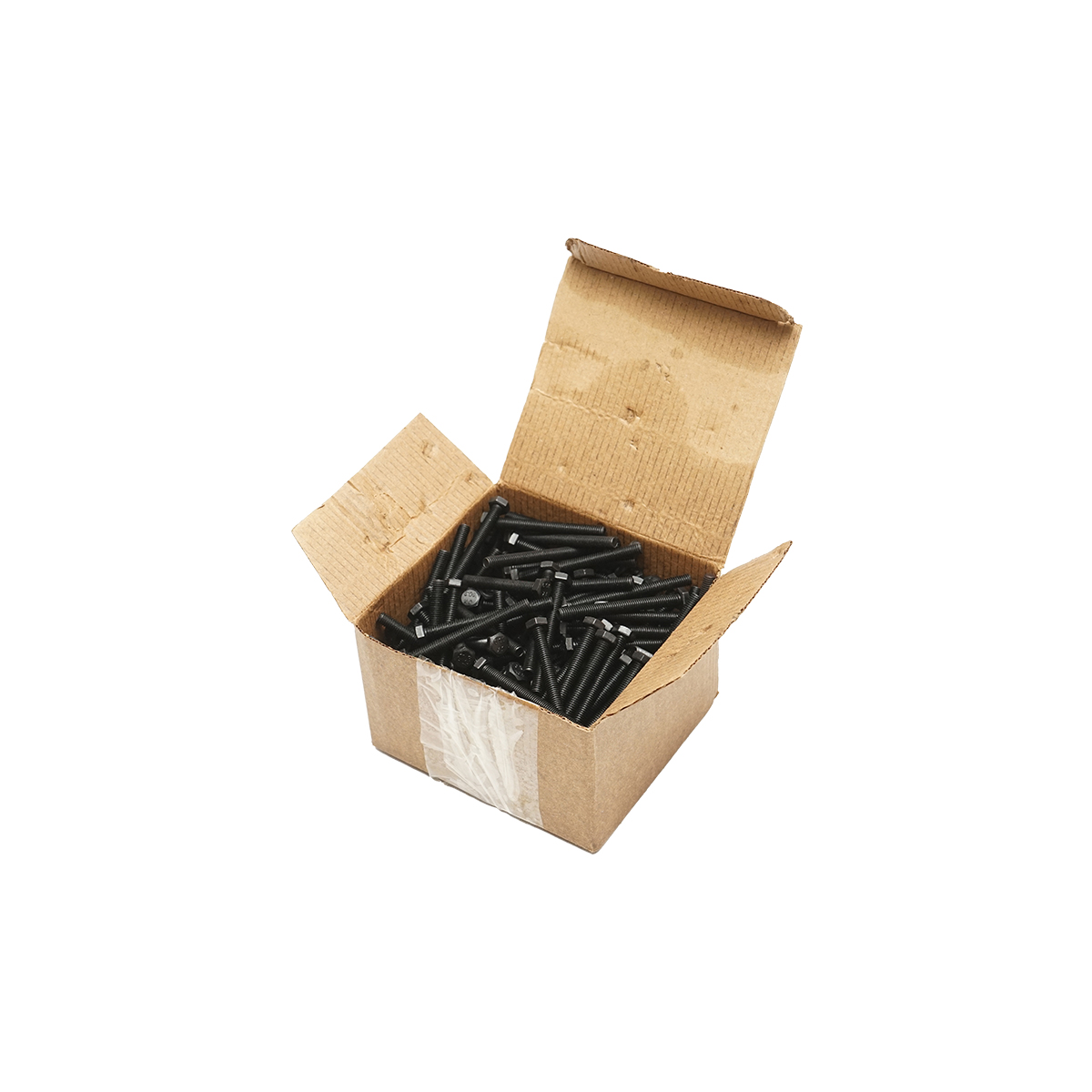 Surub negru cu cap hexagonal DIN 933 M6x60 G10.9 200 buc/punga - imagine 2