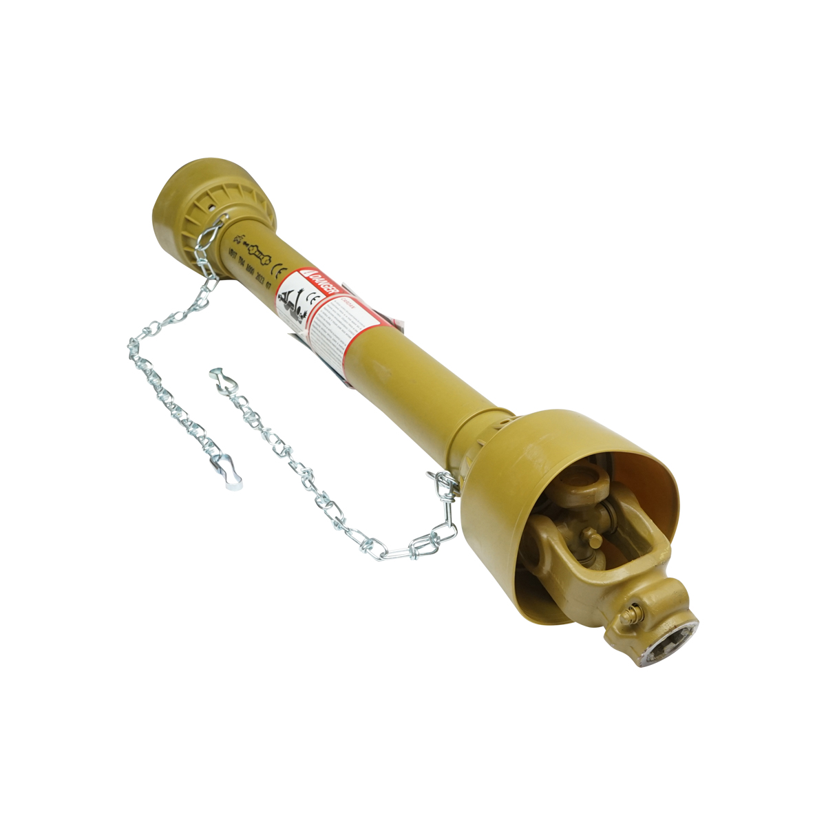 Cardan 1000 mm T4 cruce 27x74,6 (teava triunghiulara) 1 3/8 Z=6 - imagine 2