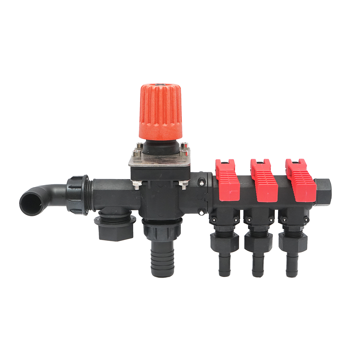 Distribuitor cu 3 cai si manometru cu glicerina pentru erbicidator - imagine 2