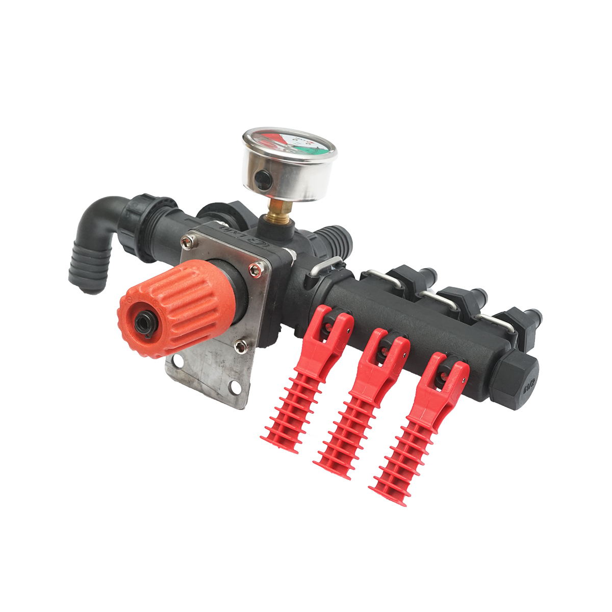 Distribuitor cu 3 cai si manometru cu glicerina pentru erbicidator - imagine 3