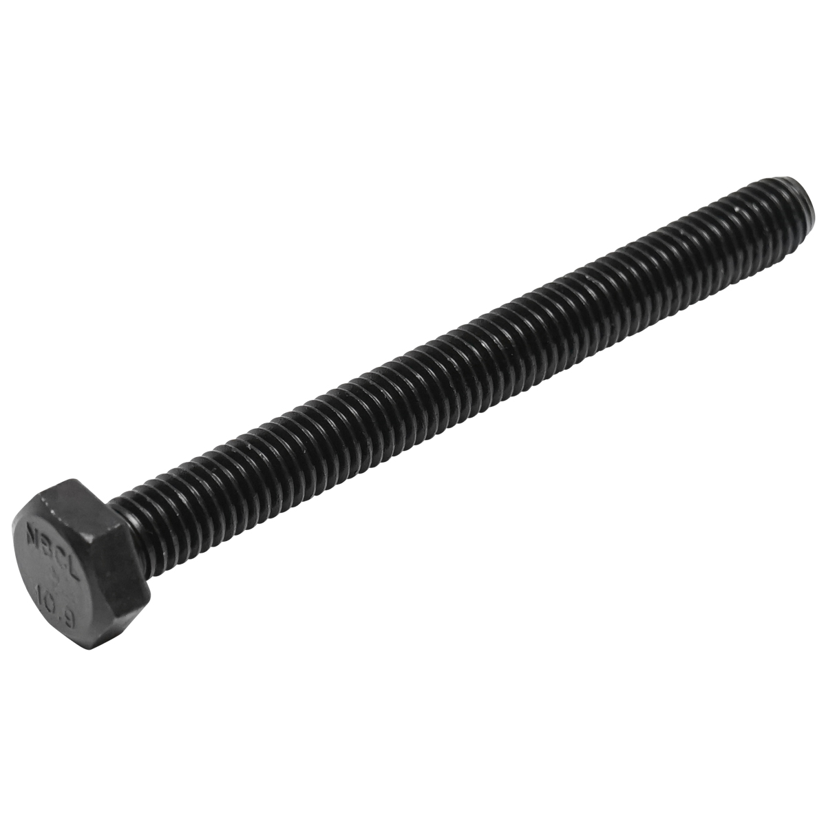 Set 100 buc surub negru cu cap hexagonal DIN 933 M8x80 G10.9 - imagine 3