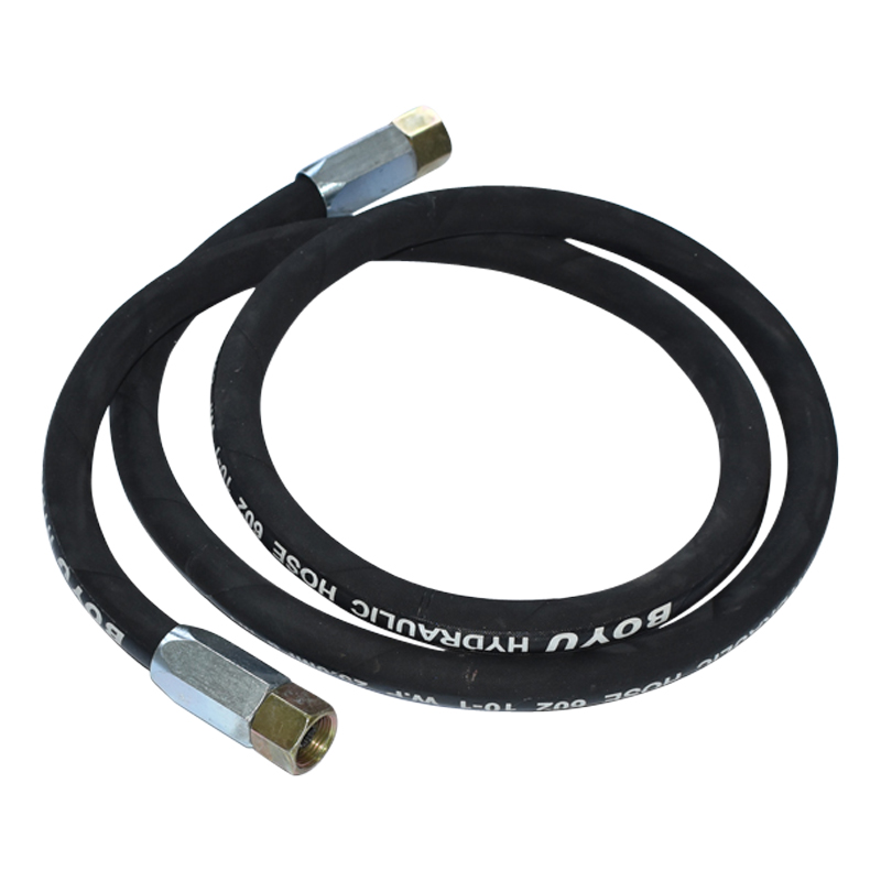 Furtun presiune sertizat cu capete filetate L = 1800 mm (Reductie M20X20) - imagine 3